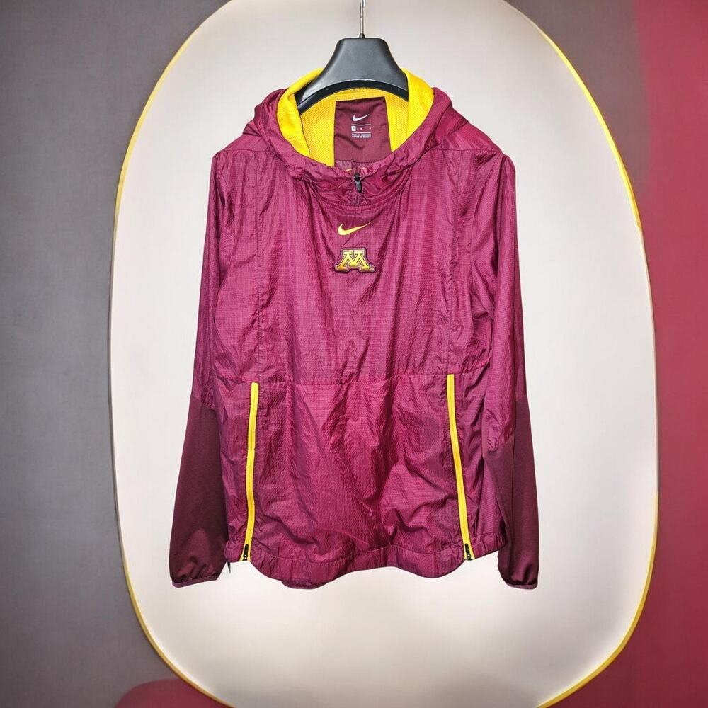 Nike Minnesota Golden Gophers Coach Staff Issued Alpha Fly Rush Jacket Medium